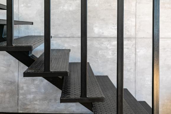 escalier métallique 