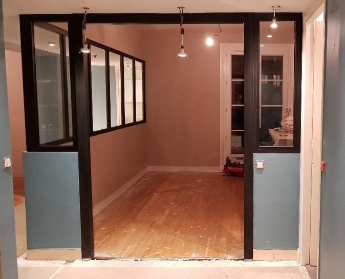 Verrière sur mesure moderne ou  ancienne style d'atelier