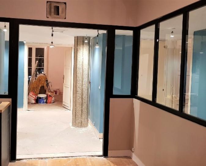 Verrière sur mesure moderne ou  ancienne style d'atelier